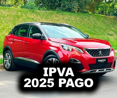 Peugeot 3008 Griffe Pack 2020 1.6 Turbo 16V 5p Automático - Impecável!