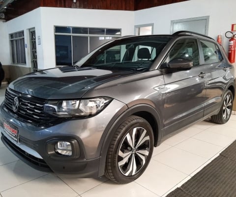 T-CROSS 1.0 200 TSI COMFORTLINE AUTOMÁTICO FLEX ANO 2023 IPVA 2025 PAGO COMPLETO 