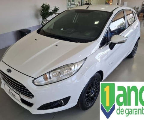 Ford Fiesta TIT./TIT.Plus 1.6 16V Flex Aut.  - Branca - 2017/2017