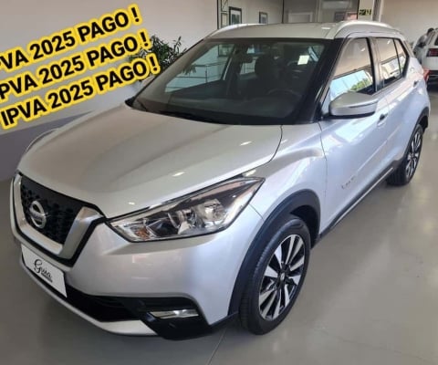 Nissan Kicks SV 1.6 16V FlexStar 5p Aut.  - Prata - 2018/2019