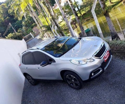 Peugeot 2008 Allure 1.6 Flex 16V 5p Aut. - Prata - 2018/2019