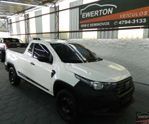 Fiat Strada Endurance 1.4 Flex 8V CS Plus - Branca - 2021/2022