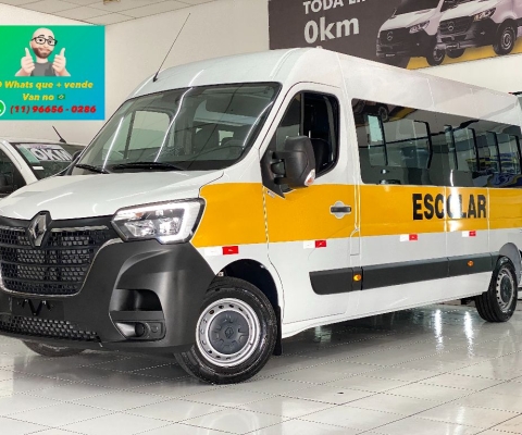 Renault - Master Escolar L3H2 24 lugares Pronta pra trabalhar Zero KM !!!