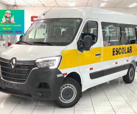 Renault - Master L2H2 Longa Escolar 20lugares Pronta pra trabalhar Zero KM!!!