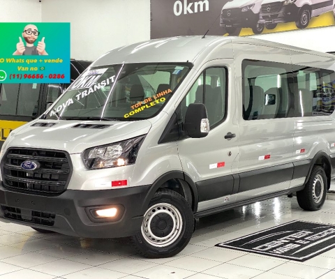 Ford - Transit L3H2 Minibus Passageiro 15 Lugares Zero KM Ano  2024/2024 Pronta entrega!!! R$278.890