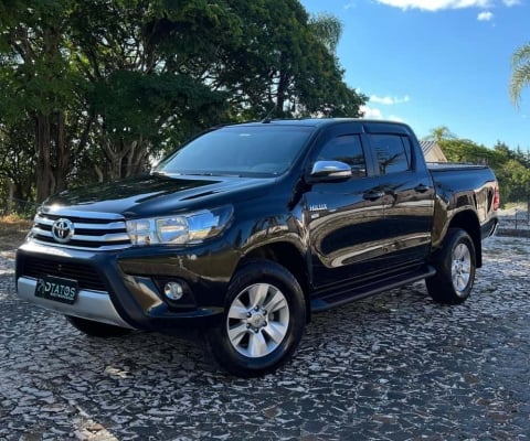 Toyota Hilux CD SRV 4x2 2.7 Flex 16V Aut.  - Preta - 2016/2017