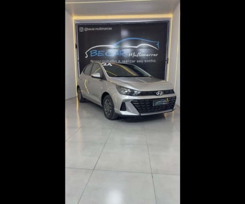 Hyundai HB20S 1.0 Flex 12V Mec.  - Prata - 2023/2024