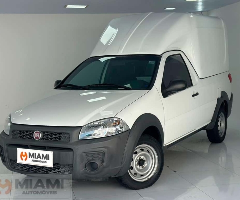 Fiat Strada Working 1.4 com capota de fibra - Branca - 2019/2020