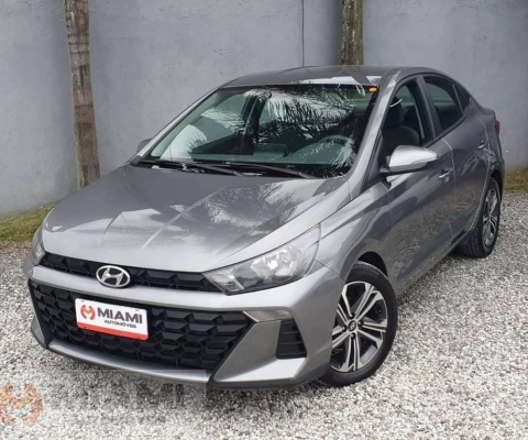 Hyundai HB20S Comfort 1.0 Turbo - Cinza - 2023/2024