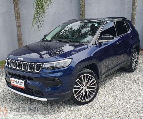 Jeep Compass Limited 1.3 T270 - Azul - 2022/2023