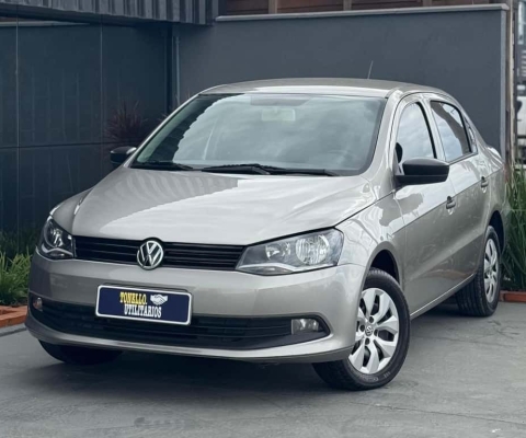 Volkswagen Voyage  Trendline 1.0 T.Flex 8V 4p  - Prata - 2014/2015