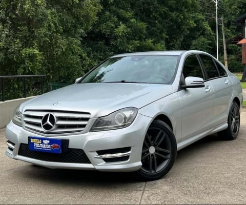 Mercedes-Benz C-180 CGI Sport 1.6 TB 16V 156cv Aut.  - Prata - 2013/2014