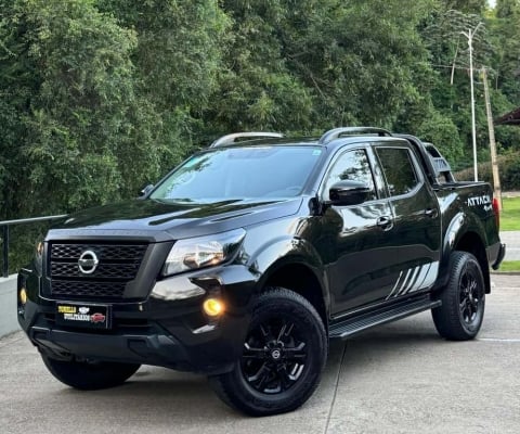 Nissan Frontier ATTAC.CD 4x4 2.3 Bi-TB Die. Aut  - Preta - 2022/2023