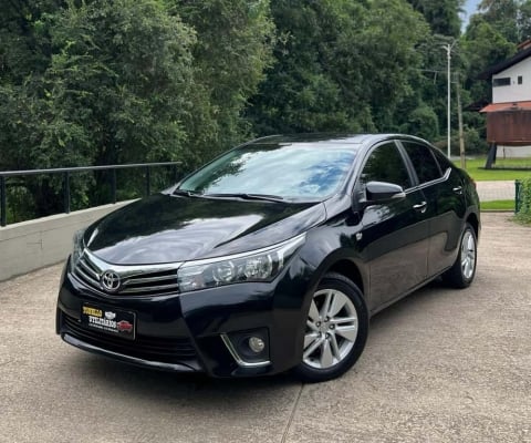 Toyota Corolla GLi 1.8 Flex 16V  Aut. - Preta - 2015/2016