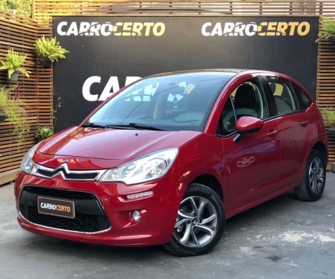 Citroën C3 Tendance 1.6 Start   Aut. 2015 Flex   C/ Teto Zenith  Ac/Trocas