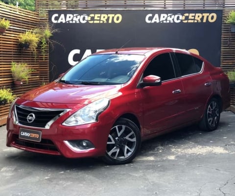 Nissan VERSA UNIQUE 1.6  Aut. 2017 Flex   ótimo em segurança