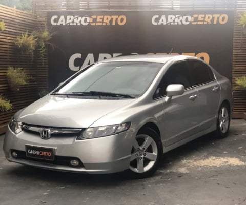 Honda Civic Sedan LXS 1.8 Aut. 2008 Flex   Este não vai durar