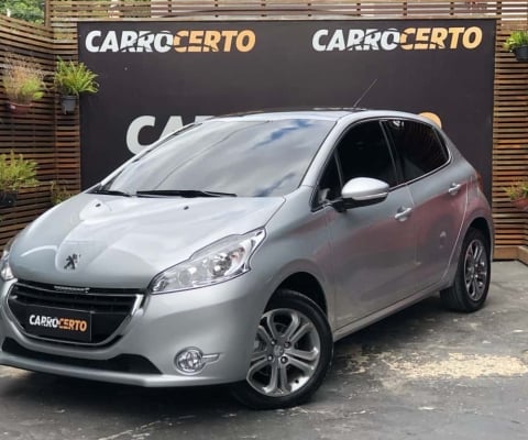 Peugeot 208 Griffe 1.6 Flex  Mec. 2014   C/Teto Panoramico