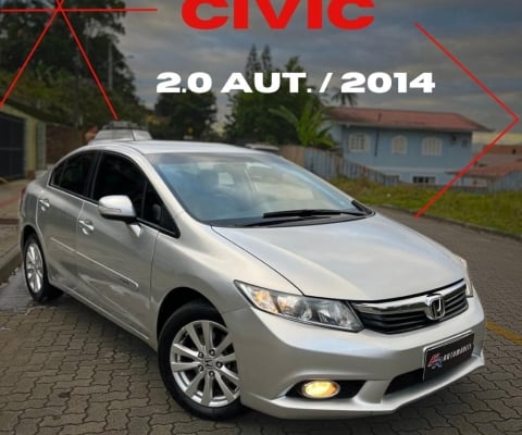 Honda Civic  Modelo LXR  Ano 2014 Motor 2.0 89 mil km Veículo Completo!!