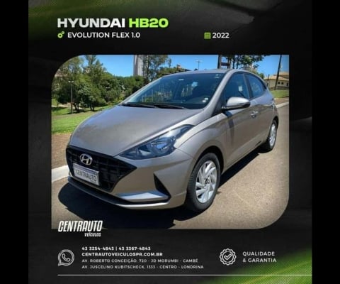 HYUNDAI HB20 EVOLUTION 1.0 FLEX 12V MEC 2022