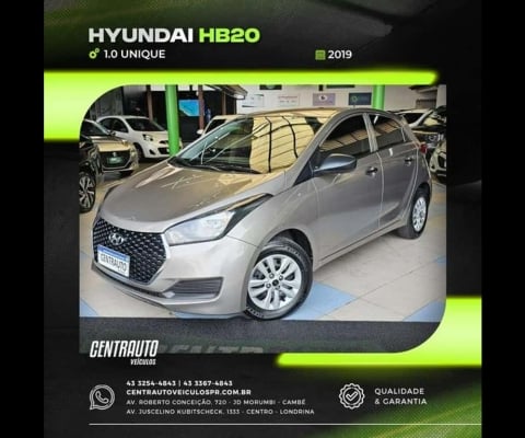 HYUNDAI HB20 1.0M UNIQUE 2019