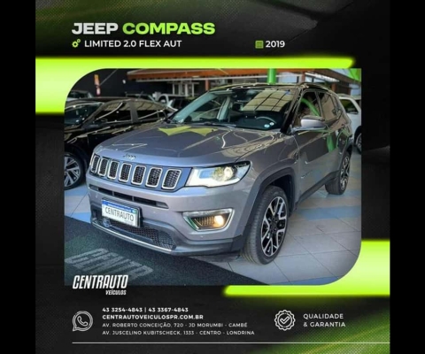 JEEP COMPASS LIMITED 2.0 4X2 FLEX 16V AUT 2019