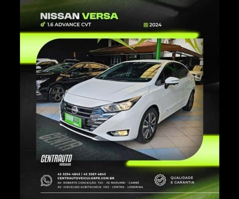 NISSAN VERSA 1.6 ADVANCE CVT 2024