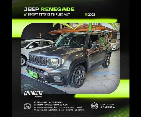 JEEP RENEGADE SPORT T270 1.3 TB 4X2 FLEX AUT. 2022