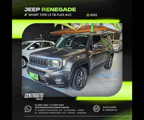 JEEP RENEGADE SPORT T270 1.3 TB 4X2 FLEX AUT. 2022