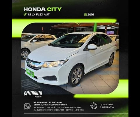 HONDA CITY 1.5 LX 16V FLEX 4P AUT 2016