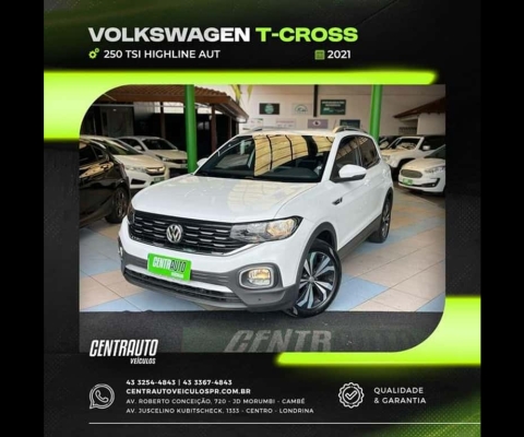 VOLKSWAGEN T-CROSS 250 TSI HIGHLINE AUT 2021