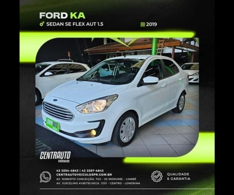 FORD KA 1.5 SEDAN SE 12V FLEX 4P AUT. 2019