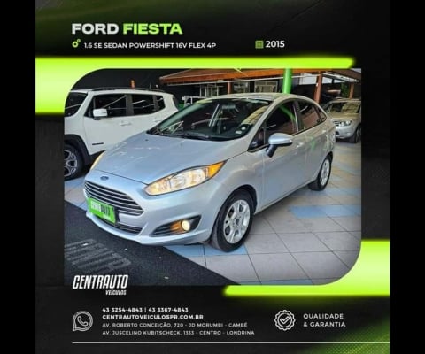 FORD FIESTA 1.6 SE SEDAN 16V FLEX 4P POWERSHIFT 2015