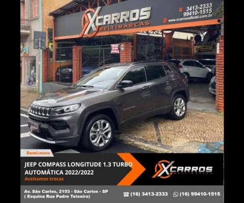 JEEP COMPASS 1.3 T270 TURBO FLEX LONGITUDE AT6