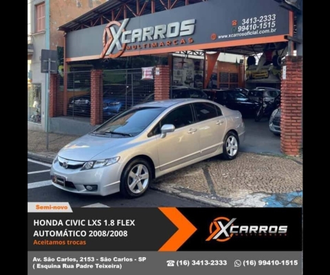 Honda CIVIC 1.8 LXS 16V FLEX 4P AUTOMÁTICO