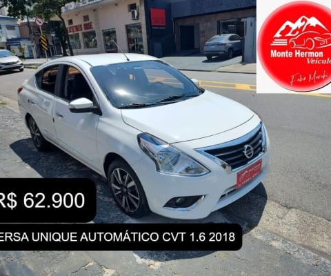 VERSA UNIQUE AUTOMÁTICO CVT 1.6 2018