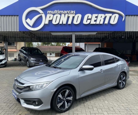 Honda Civic EX CVT - Prata - 2018/2018