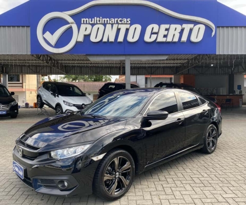 Honda Civic Sedan SPORT 2.0 Flex 16V Aut.4p  - Preta - 2017/2017