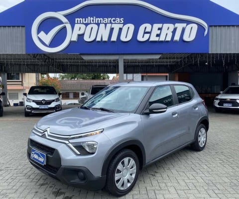 Citroën C3 CITROEN /C3 LIVE PK 1.0 - Prata - 2022/2023