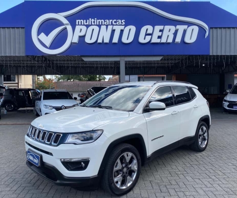 Jeep Compass LONGITUDE 2.0 4x2 Flex 16V Aut.  - Branca - 2019/2019