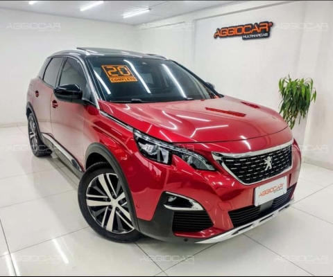 PEUGEOT 3008 1.6 THP PACK GRIFFE 2020 COM TETO SOLAR / IPVA PAGO