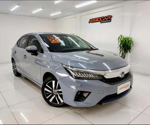 HONDA CITY HATCH 1.5 FLEX TOURING 2022 CINZA GRAFENO