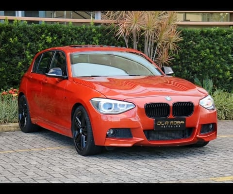 BMW 125i M Sport/Active Flex 2.0 TB Aut. 5p  - Laranja - 2012/2013