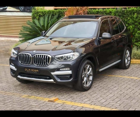 BMW X3 XDRIVE 20i 2.0/X-Line Bi-TB Flex Aut.  - Cinza - 2018/2019