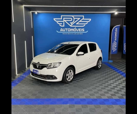 Renault Sandero Expression Hi-Flex 1.0 16V 5p  - Branca - 2019/2020