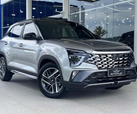 Hyundai Creta N Line 1.0 TB 12V Flex Aut.  - Prata - 2023/2024