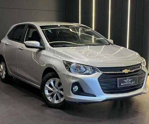 Chevrolet Onix HATCH LTZ 1.0 12V TB Flex 5p Mec.  - Prata - 2020/2021