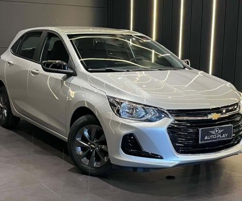 Chevrolet Onix HATCH LT 1.0 12V Flex 5p Mec.  - Prata - 2022/2023