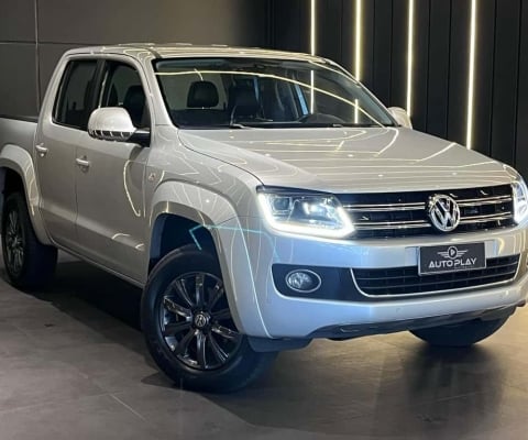 Volkswagen Amarok High.CD 2.0 16V TDI 4x4 Dies. Aut  - Prata - 2016/2016