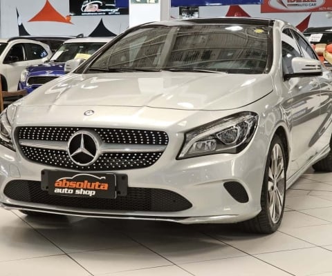 MERCEDES-BENZ CLA 200 URBAN 1.6 FLEX AUTOMATIZADO - 2017 - PRATA